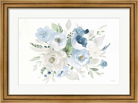Framed Essence of Spring II Blue Print