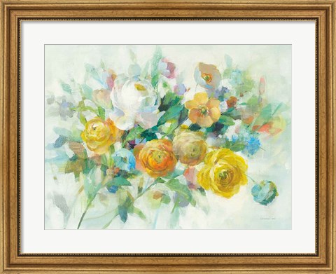 Framed Blooming Splendor II Print