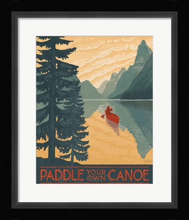 Framed Born to Roam V Print