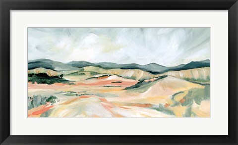 Framed Vermillion Landscape III Print