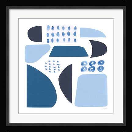 Framed Cozy Cottage II Sq Print