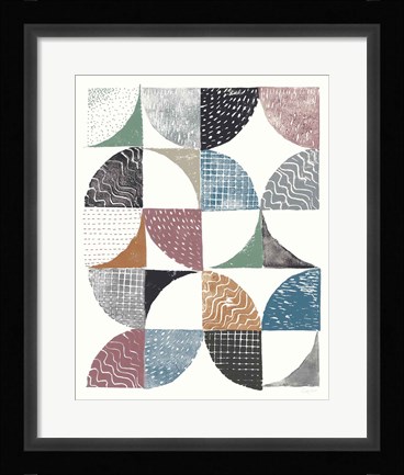 Framed Colorful Night Sky II Print