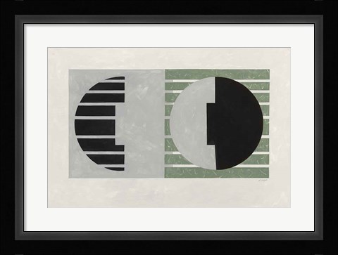 Framed Latitude Sage Print