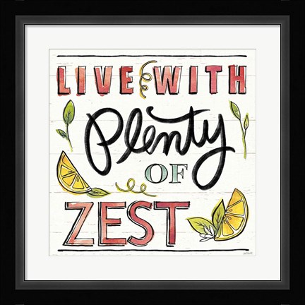 Framed Lemonade Stand IV Print