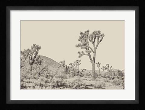 Framed Joshua Tree II Neutral Print