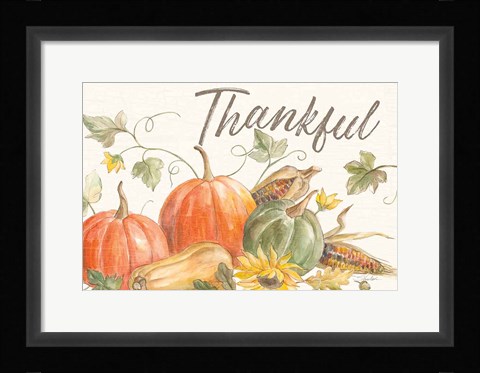 Framed Happy Harvest I Print