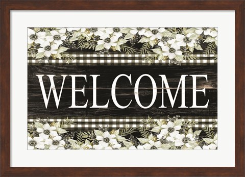 Framed Welcome Print