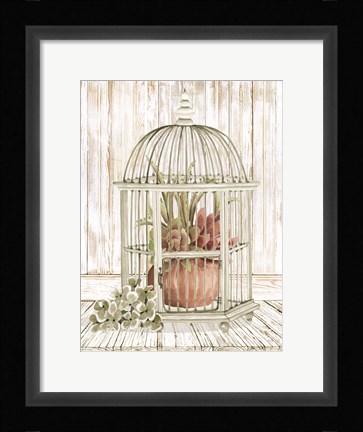 Framed Caged Beauty II Print