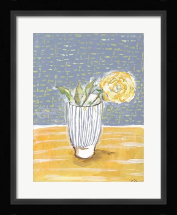 Framed Rose in Glass I Print