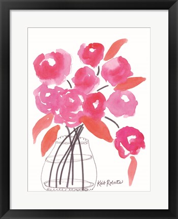 Framed Granny's Vase Print