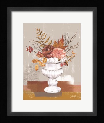 Framed Fall Floral I Print