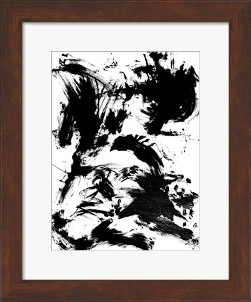 Framed Expressive Abstract I Print
