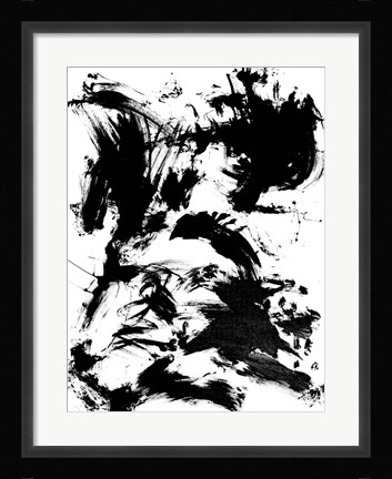 Framed Expressive Abstract I Print