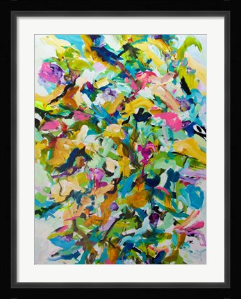 Framed Morning Glory Print