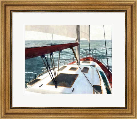 Framed Sailing the Seas I Print