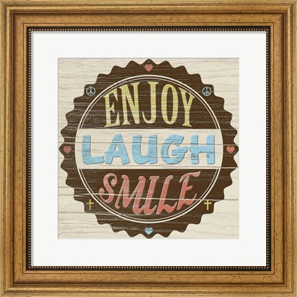 Framed Seal of Laughter Print