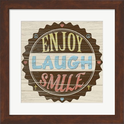 Framed Seal of Laughter Print