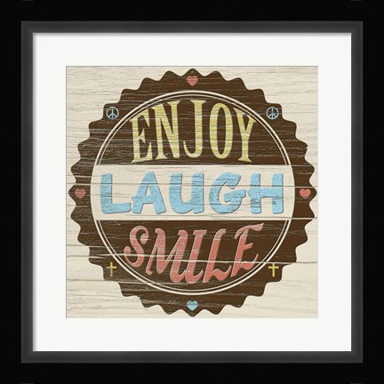 Framed Seal of Laughter Print