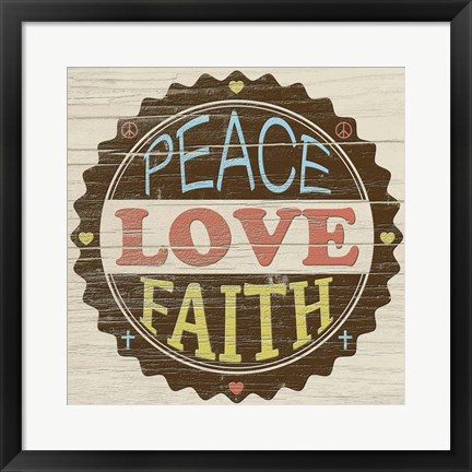 Framed Seal of Love Print