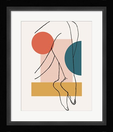 Framed Legs II Print