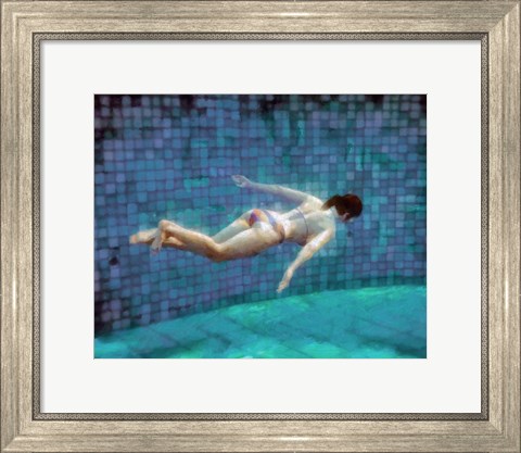 Framed Swimming Under I Print