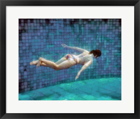 Framed Swimming Under I Print