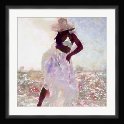 Framed Her Colorful Dance I Print
