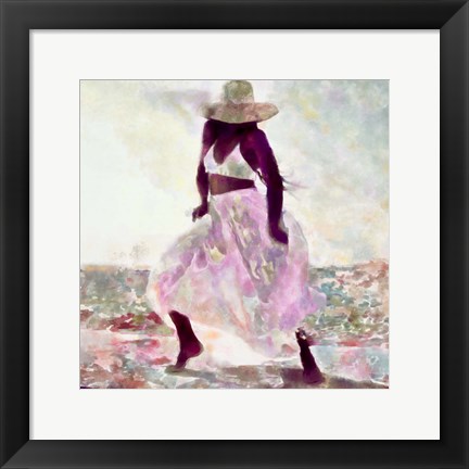Framed Her Colorful Dance II Print