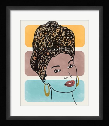 Framed Head Wrap I Print