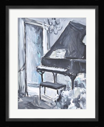 Framed Piano Blues I Print