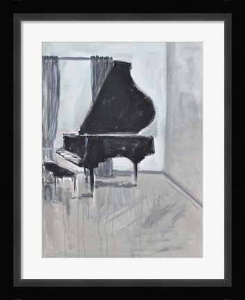Framed Piano Blues II Print