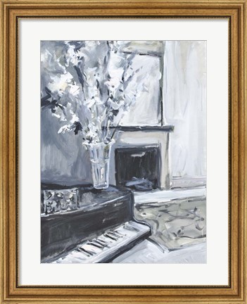 Framed Piano Blues III Print