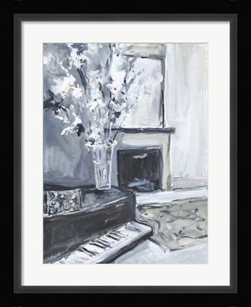 Framed Piano Blues III Print