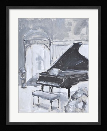 Framed Piano Blues VI Print