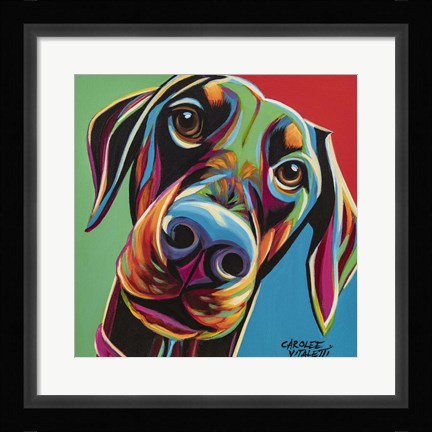 Framed Chroma Dogs I Print