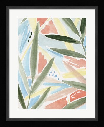 Framed Tropical Impression II Print