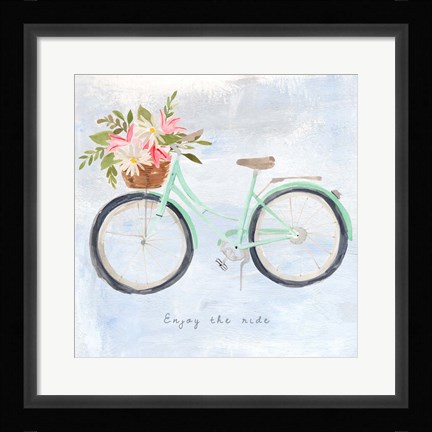 Framed Enjoy the Ride I Print