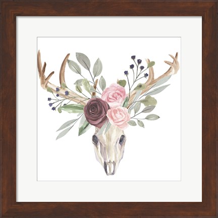 Framed Branched Posy II Print