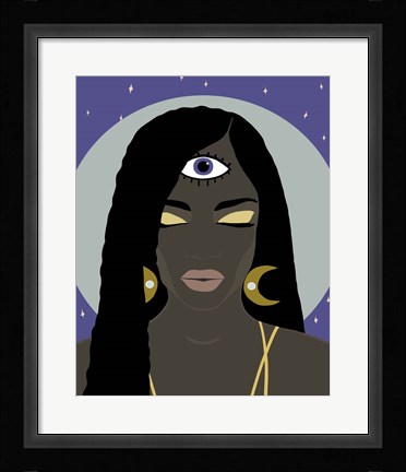 Framed Woman's Intuition II Print