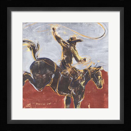 Framed Morning Roundup I Print