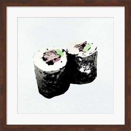 Framed Sushi Style III Print
