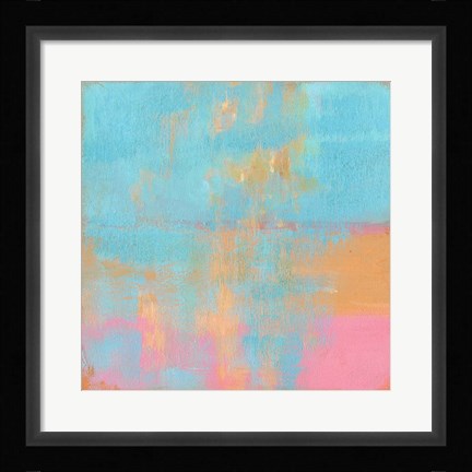 Framed Day Glow Pastel I Print