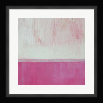 Framed Raspberry Mint I Print