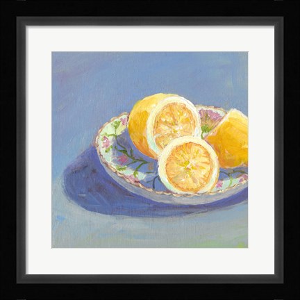 Framed Still Citrus I Print
