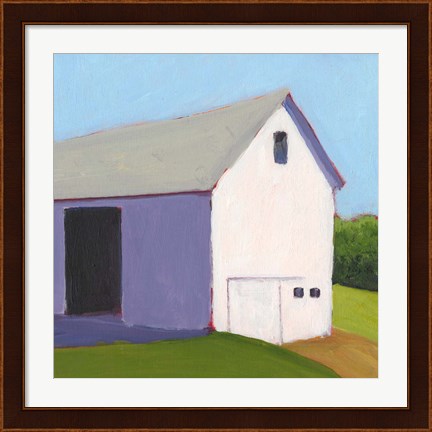 Framed Bucolic Structure I Print