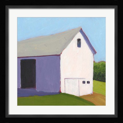 Framed Bucolic Structure I Print