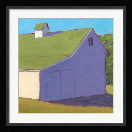 Framed Bucolic Structure II Print