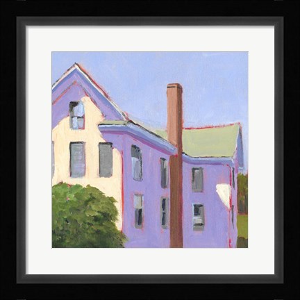 Framed Bucolic Structure IV Print