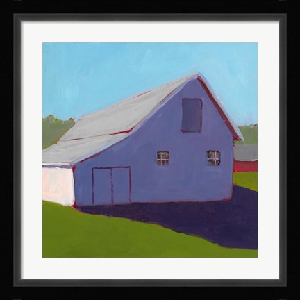 Framed Bucolic Structure V Print