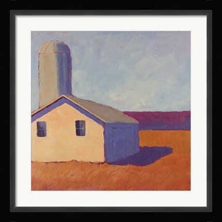 Framed Bucolic Structure VI Print